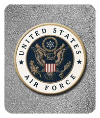 DF35 411 SH SL US Air Force Shimmer Silver Background